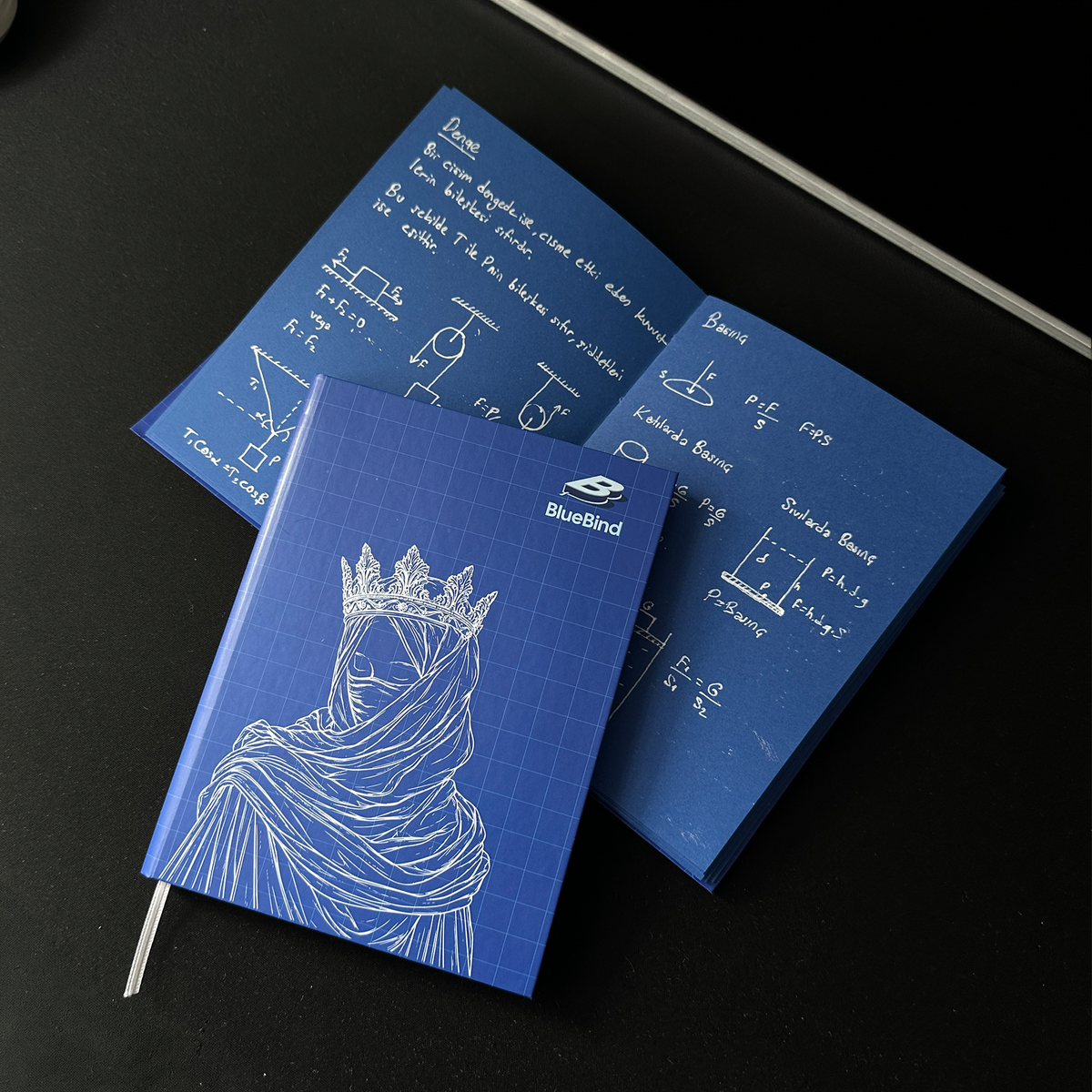 Mavi Yapraklı Defter
